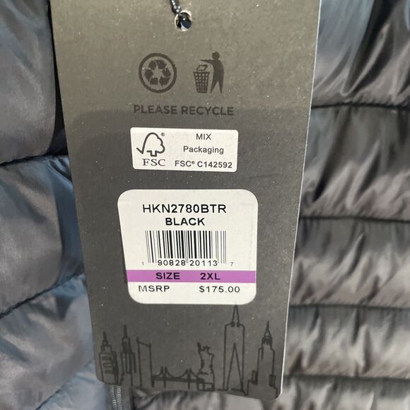 NWT MSRP $175: Hawke & Co Pro Series Men’s Black Featherless Fill Puffer. Sz 2X - Picture 6 of 9